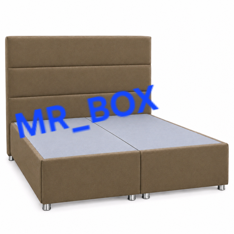 تختخواب باکس هتلی ثابت دوتیکه با تاج تخت خواب