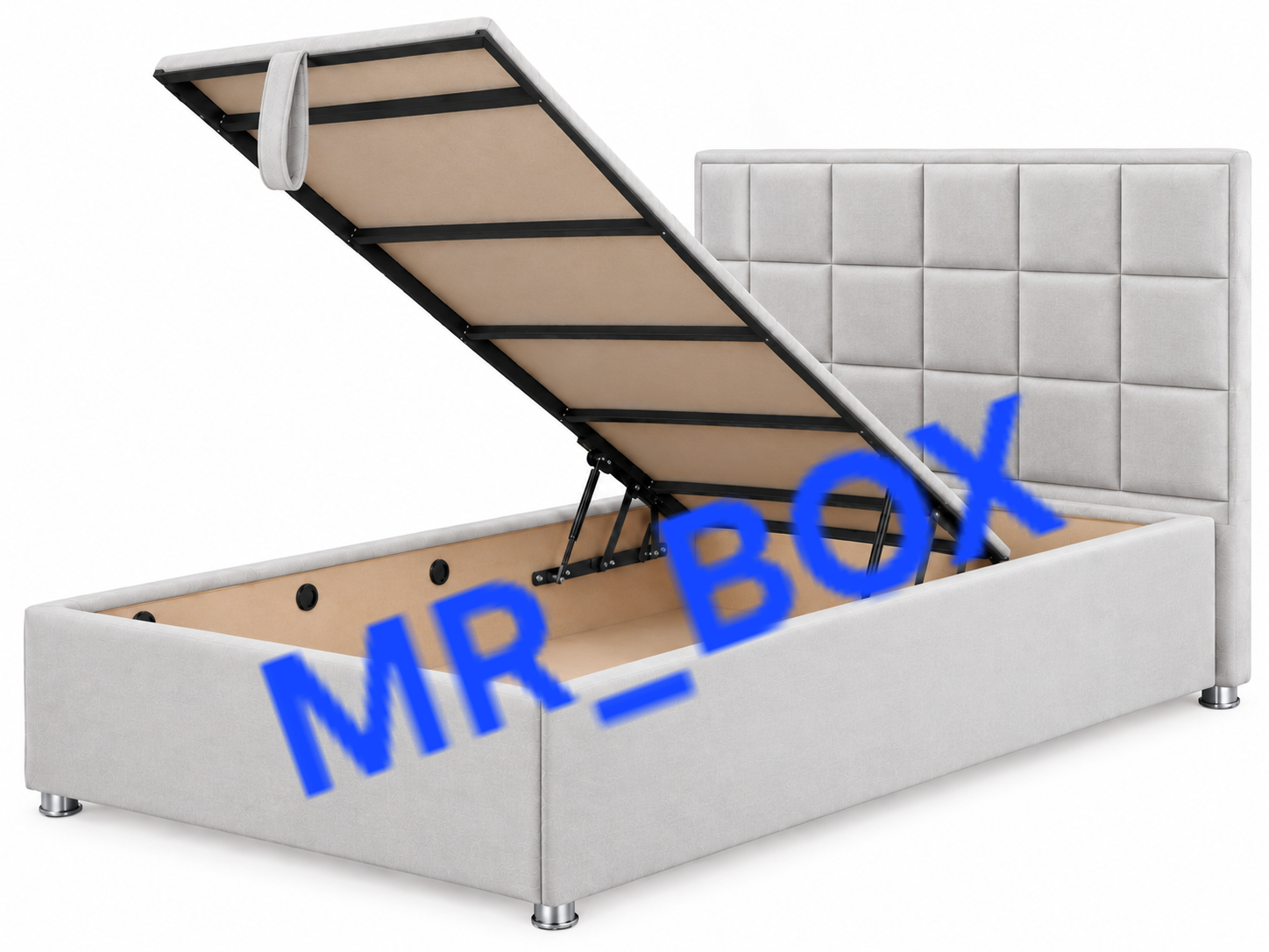 تختخواب باکس هتلی جکدار با تاج تخت خواب