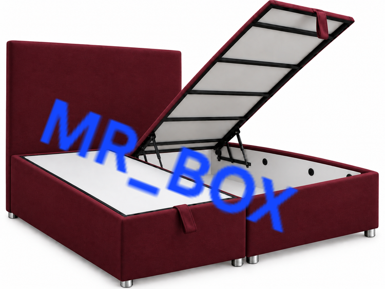 تختخواب باکس هتلی جکدار دوتیکه با تاج تخت خواب