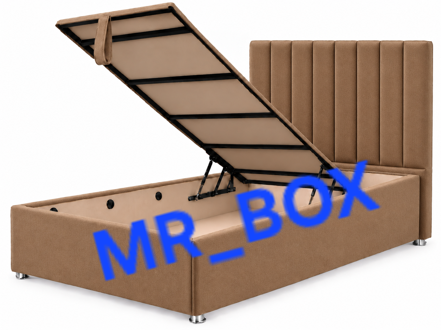 تختخواب باکس هتلی جکدار با تاج تخت خواب