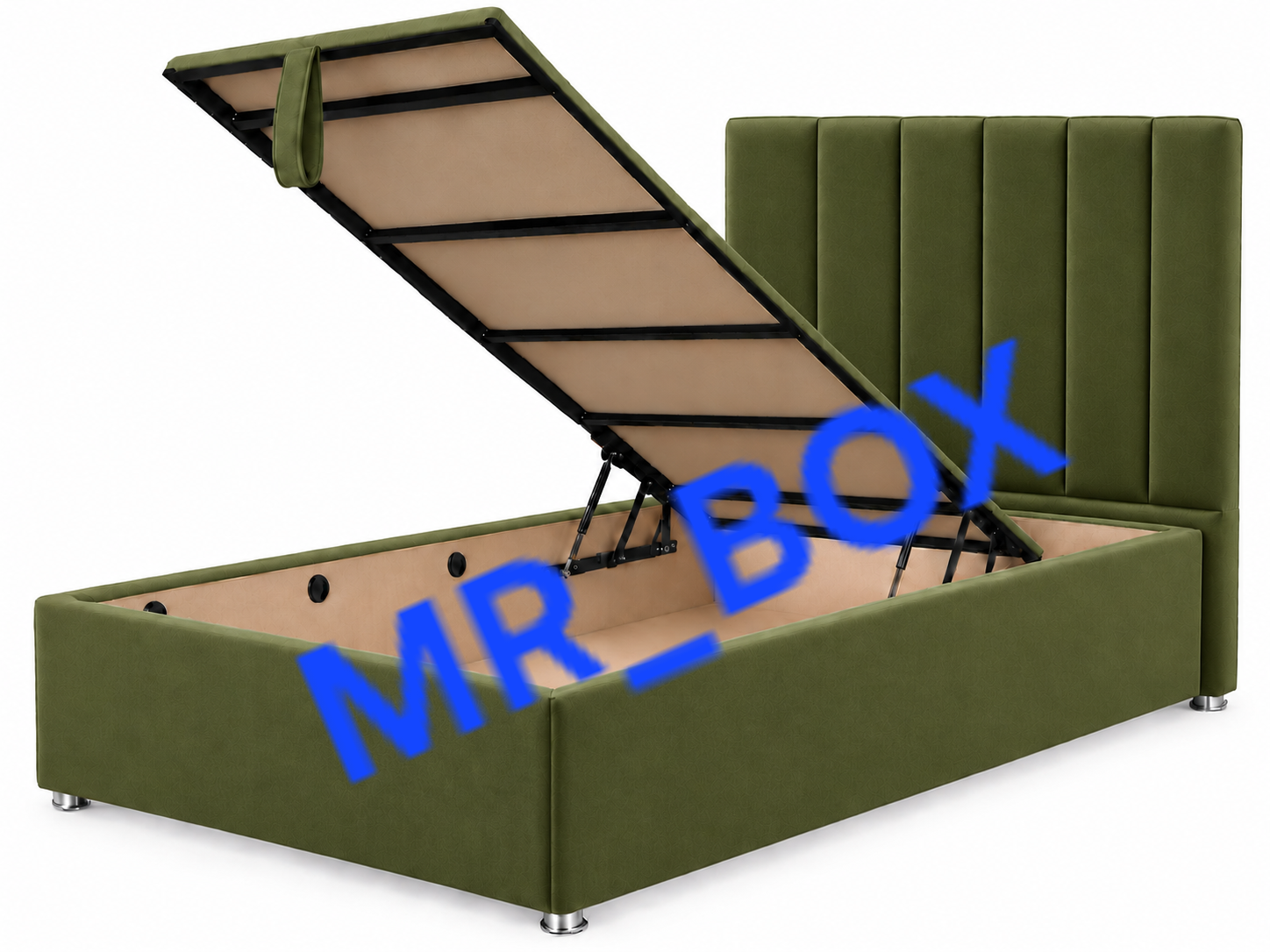 تختخواب باکس هتلی جکدار با تاج تخت خواب