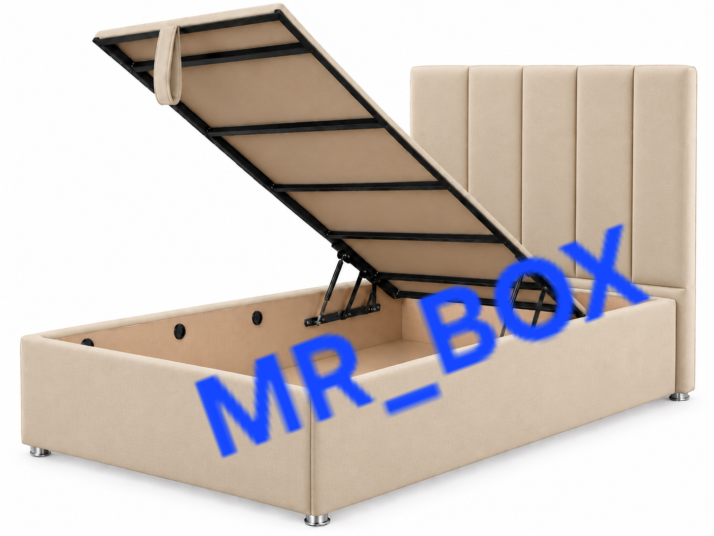 تختخواب باکس هتلی جکدار با تاج تخت خواب